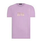 Small Logo Crewneck T-Shirt // Pink (S)