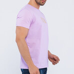 Small Logo Crewneck T-Shirt // Pink (S)