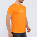 Small Logo Crewneck T-Shirt // Orange (S)