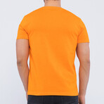 Small Logo Crewneck T-Shirt // Orange (S)