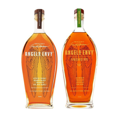 Angel's Envy Finished Rye + Angel's Envy Straight Bourbon Bundle // Set of 2