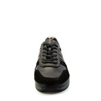 Ducavelli Line Mix Nubuck-Genuine Leather Men's Casual Shoes // Black (Euro: 40)