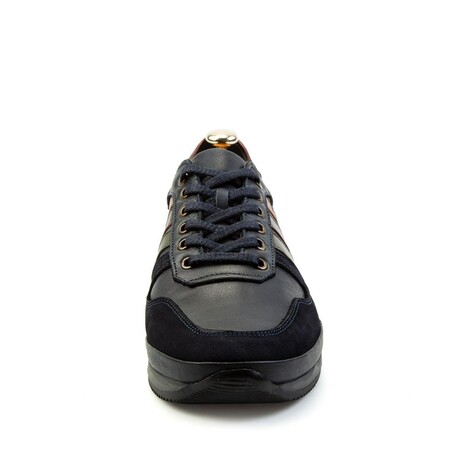 Ducavelli Line Mix Nubuck-Genuine Leather Men's Casual Shoes // Navy Blue (Euro: 39)