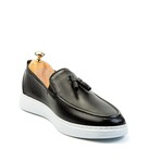 Ducavelli Fringe Genuine Leather Men's Casual Shoes // Black (Euro: 47)