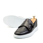 Ducavelli Strap Genuine Leather Men's Casual Shoes // Navy Blue (Euro: 47)