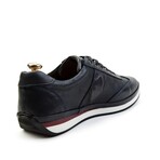 Ducavelli Stripe Genuine Leather Men's Casual Shoes // Navy Blue (Euro: 45)