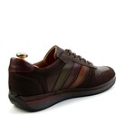 Ducavelli Line Mix Nubuck-Genuine Leather Men's Casual Shoes // Brown (Euro: 45)