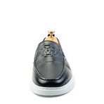 Ducavelli Stamped Flotter Genuine Leather Men's Casual Shoes // Navy Blue (Euro: 42)