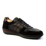 Ducavelli Line Mix Nubuck-Genuine Leather Men's Casual Shoes // Black (Euro: 43)