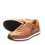 Men's Genuine Leather Casual Sneakers //  Tobacco (Euro: 39)