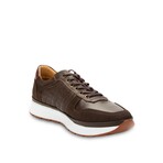 Men's Genuine Leather + Suede Casual Sneakers // Brown (Euro: 40)