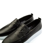 Ducavelli Stamped Flotter Genuine Leather Men's Casual Shoes // Black (Euro: 47)