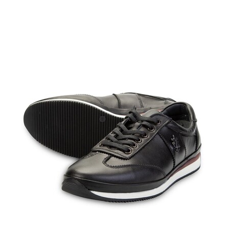 Ducavelli Royale Genuine Leather Men's Casual Shoes // Black (Euro: 39)