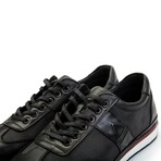 Ducavelli Stripe Genuine Leather Men's Casual Shoes // Black (Euro: 43)