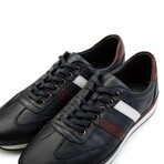 Ducavelli Dynamic Genuine Leather Men's Casual Shoes // Navy Blue (Euro: 47)