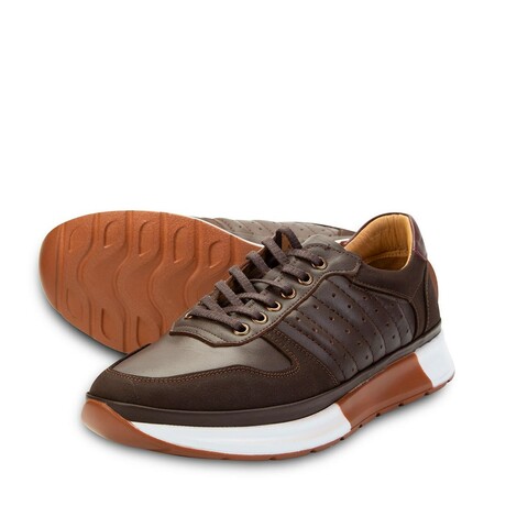 Ducavelli High Genuine Leather Men's Casual Shoes // Brown (Euro: 39)