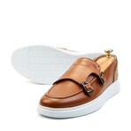 Ducavelli Strap Genuine Leather Men's Casual Shoes // Brown (Euro: 46)