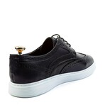 Ducavelli Night Genuine Leather Men's Casual Shoes // Navy Blue (Euro: 45)