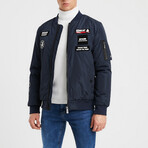 Bomber Jacket // Navy Blue (M)