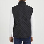 Quilted Vest // Black (L)