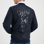 Bomber Jacket // Navy Blue (L)