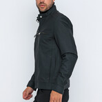 Racer Jacket // Navy Blue Matte (S)