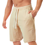 Drawstring Shorts // Apricot (L)