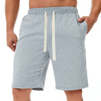 Drawstring Shorts // Light Gray (L)