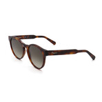 Women's Round Sunglasses // SF1068S-240 5 // Havana + Gradient Brown
