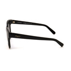 Women's Square Sunglasses // SF1066-001 // Black + Gradient Smoke