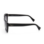 Women's Rectange Sunglasses // SF958S-001 // Black + Gradient Smoke