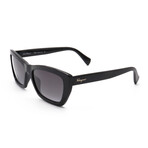 Women's Rectange Sunglasses // SF958S-001 // Black + Gradient Smoke