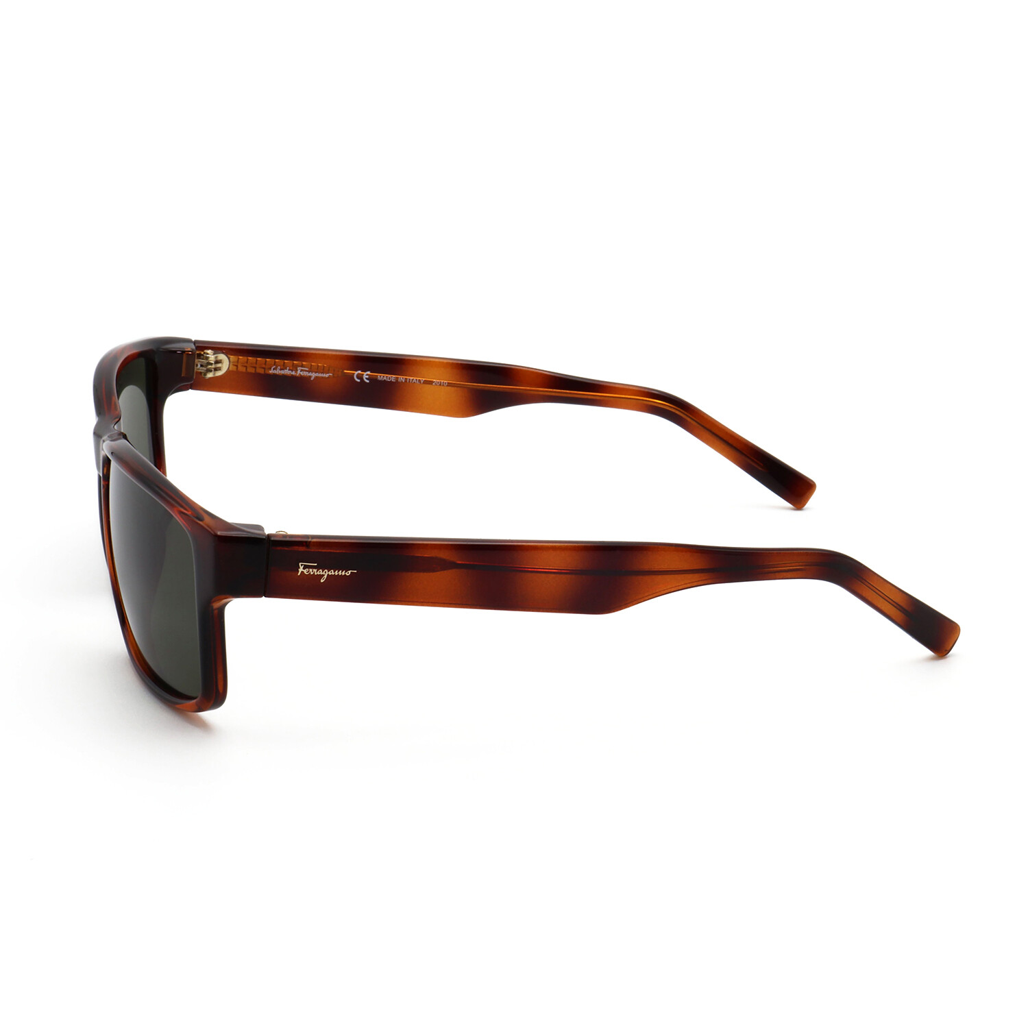 Men's Rectangle Sunglasses // SF960S-214 // Havana + Brown - Ferragamo ...