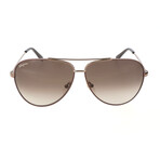 Unisex Aviator // SF131S-211 // Shiny Brown + Gradient Brown