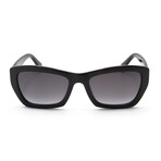 Women's Rectange Sunglasses // SF958S-001 // Black + Gradient Smoke