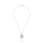 14K White Gold Diamond Pendant // Pendant Only // New