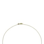 14K Yellow Gold Peridot + Diamond Pendant // Pendant Only // New