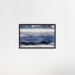 Indigo Strata by Rachel Springer (18"H x 26"W x 1.5"D)
