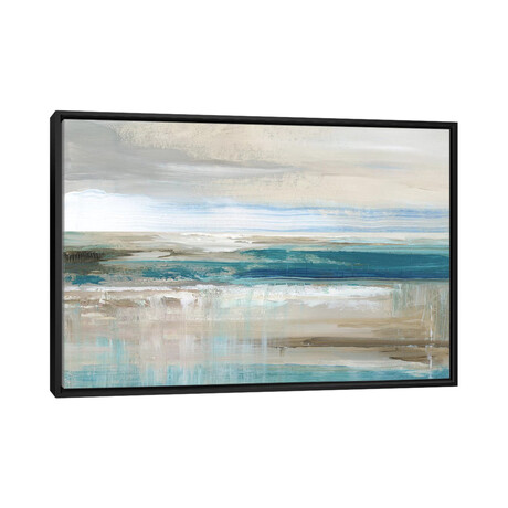 Abstract Sea by Nan (18"H x 26"W x 1.5"D)
