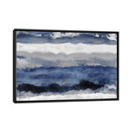 Indigo Strata by Rachel Springer (18"H x 26"W x 1.5"D)