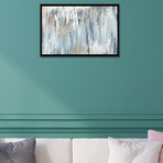 Blue Illusion by Patricia Pinto (18"H x 26"W x 1.5"D)