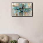 Morning Fjord  by Silvia Vassileva (18"H x 26"W x 1.5"D)