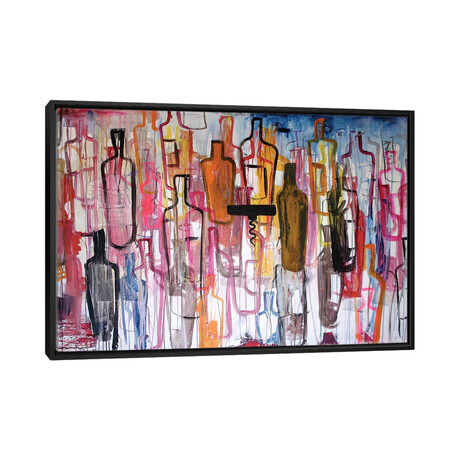 Bottles by Kent Youngstrom (18"H x 26"W x 1.5"D)