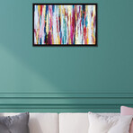 Thoughts Full of Colors by Nikki Chauhan (18"H x 26"W x 1.5"D)