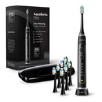 AquaSonic Elite // Ultra Whitening Rechargeable Toothbrush // Black