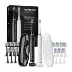 AquaSonic Elite // Duo Ultra Whitening Toothbrush // Set Of 2 // Black & White