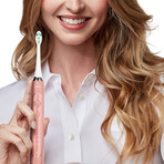 AquaSonic Elite // Ultra Whitening Rechargeable Toothbrush // Rose Gold