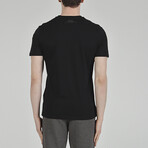 Basic T-shirt With Pockets // Black (S)