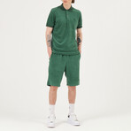 Terry Clotch Shorts // Green (XS)