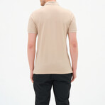 Half-Zip Pocket Polo Shirt // Beige (XS)
